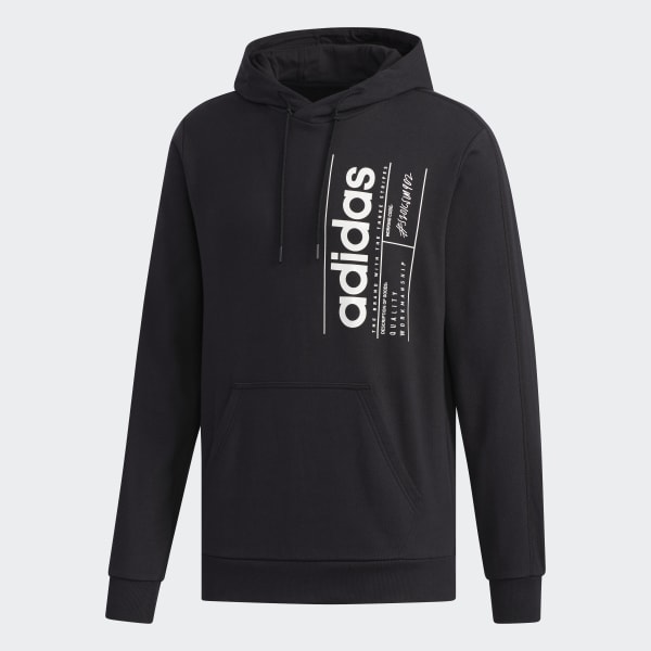Blusa Moletom Capuz Brilliant Basics - Preto adidas | adidas Brasil