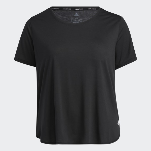 adidas Go To Tee Plus Size Black adidas Australia