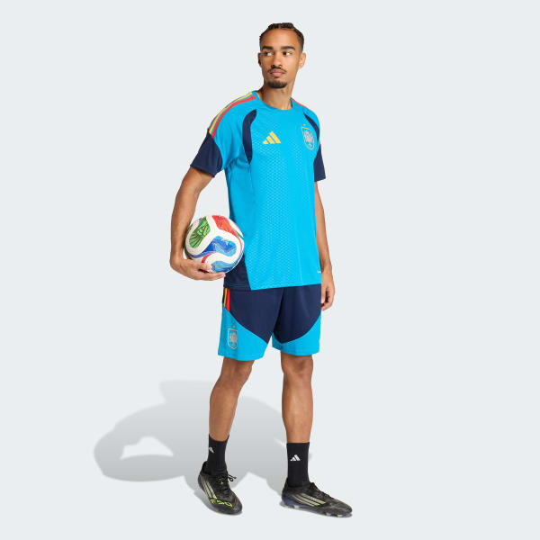Azul Pantalón corto entrenamiento España 26 Tiro