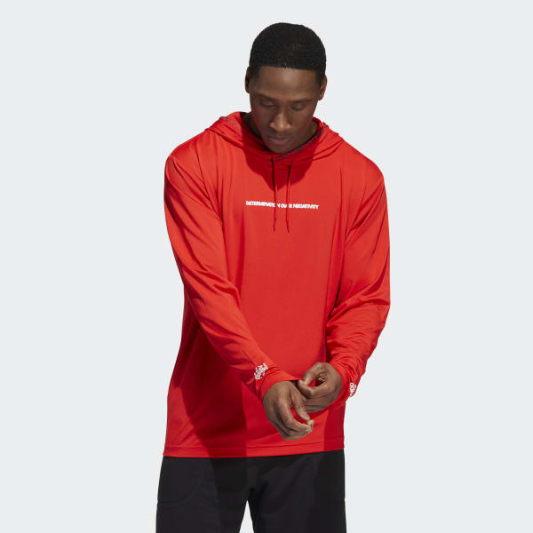 Red Donovan Mitchell Pullover Hoodie