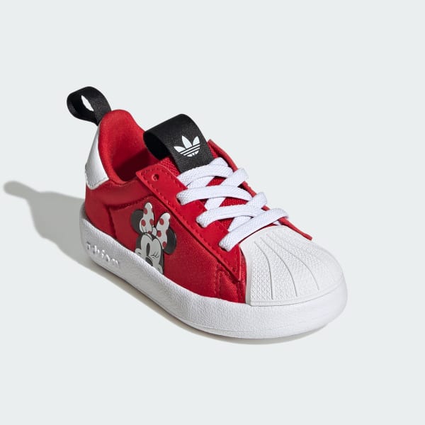 ADIDAS DISNEY MICKEY MOUSE adiFOM SUPERSTAR 360 SHOES - Red