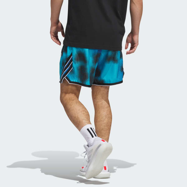 Turquesa Pantalón corto adidas Crazy Lite AOP