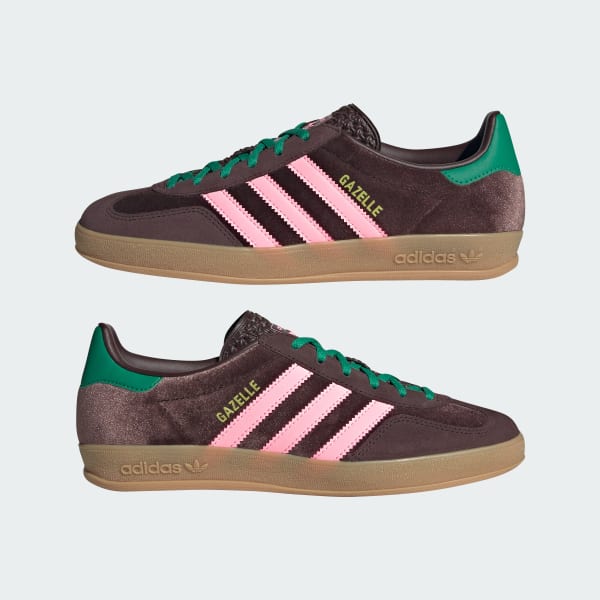 Adidas Originals GAZELLE INDOOR W Dark Brown Glow Pink