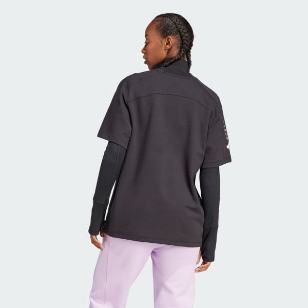 Siyah adidas by Stella McCartney Logo Tişört