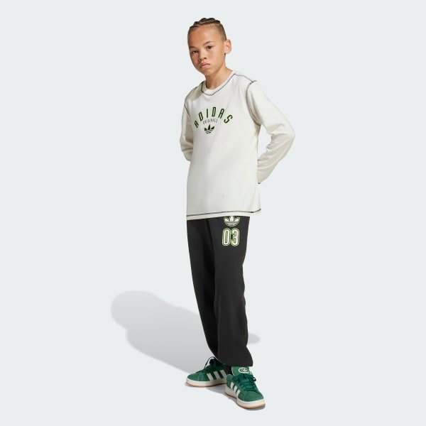 Black Logo Play Sweat Pants Kids