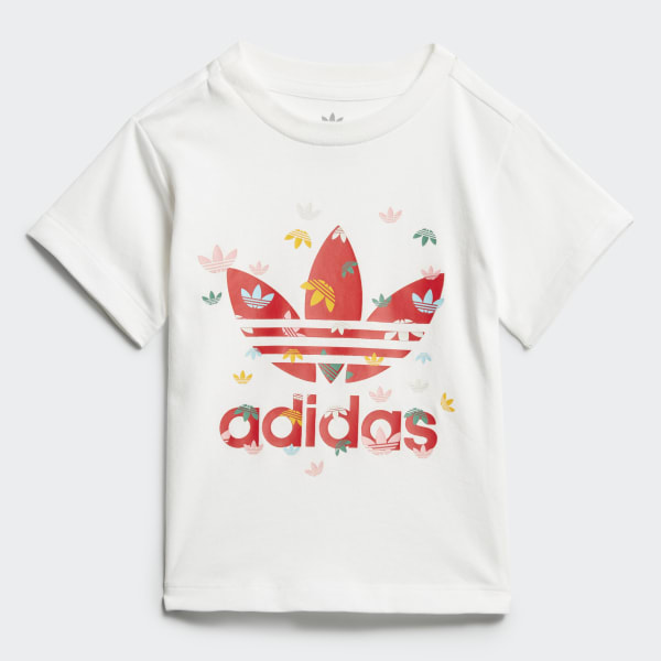 Witte adidas best sale t shirt