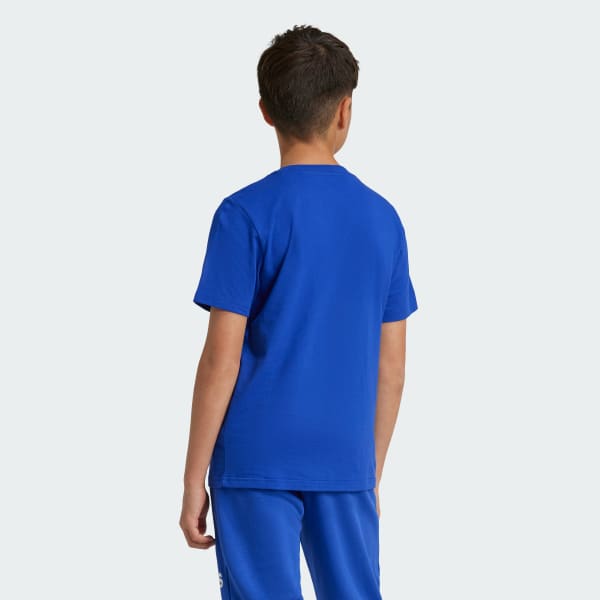 Blue Essentials Big Logo Cotton Tee