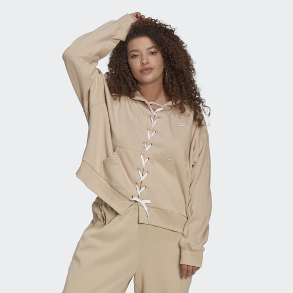 Beige Polera con Capucha Always Original Laced IS175