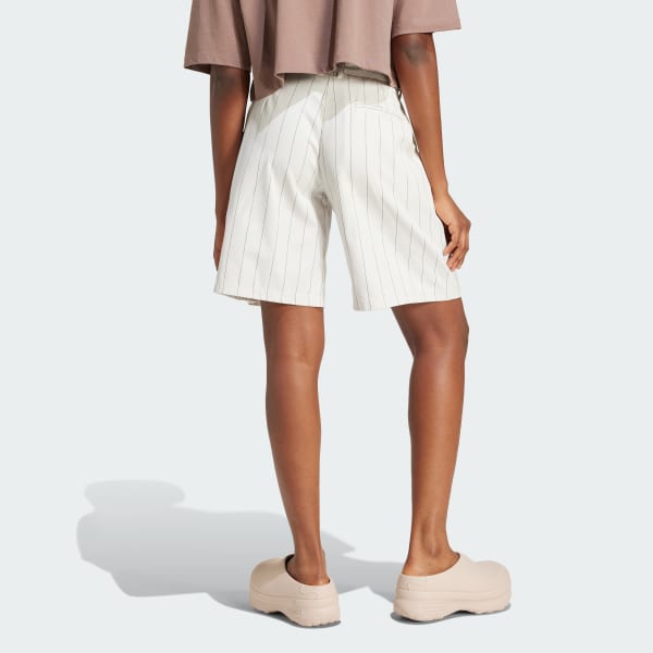 Blanco Shorts Pinstripe
