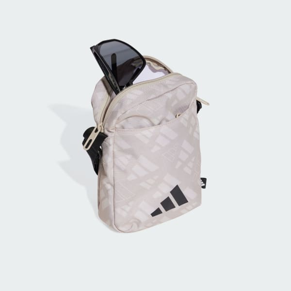 beige Linear Printed Organizer