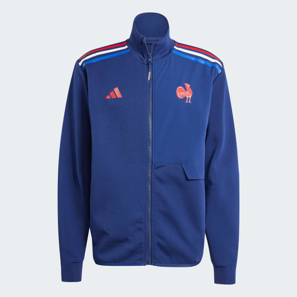 Blue France Rugby Anthem Jacket
