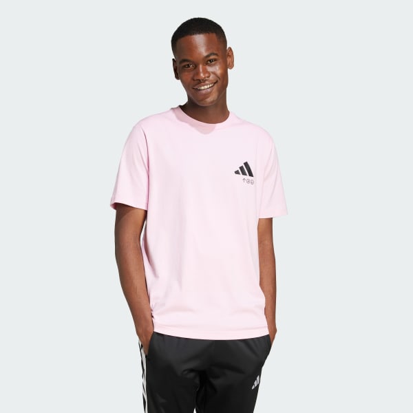 Hong Áo Thun Graphic Lounge Verbiage Friends of Sport