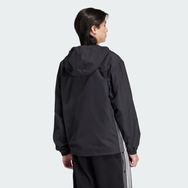 Adidas black raincoat sale