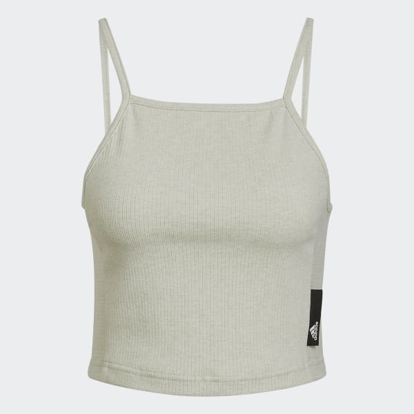 Verde Playera sin Mangas Studio Lounge Acanalado XR088