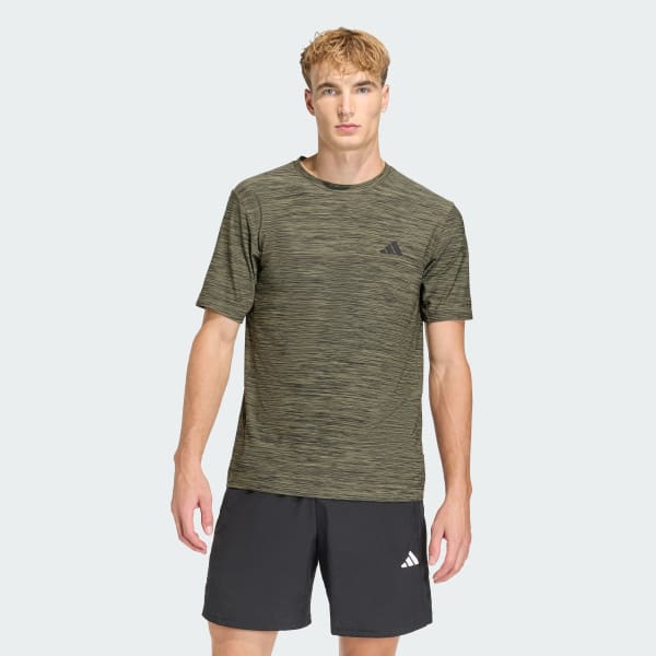 Green WORKOUT ESSENTIALS FLEX T-SHIRT