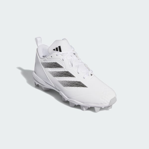 White Adizero Instinct Molded Cleats