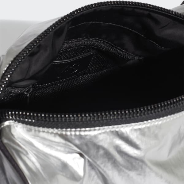 adidas gym bag silver