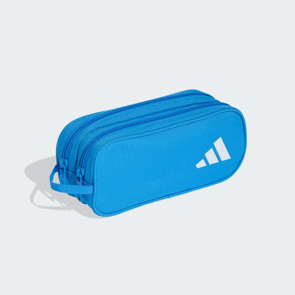 Azul Estuche para Lápices Two Zipper