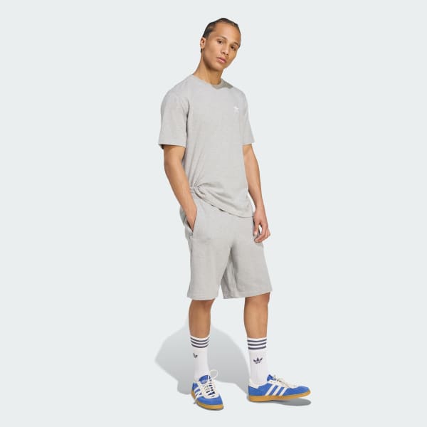 Grey Essentials Trefoil Shorts