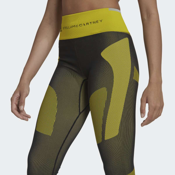 Czerń adidas by Stella McCartney TrueStrength Seamless Training Tights H4955