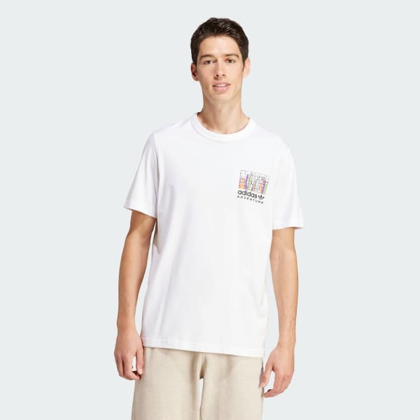 adidas Camiseta adidas Adventure Estampada Blanco adidas Colombia