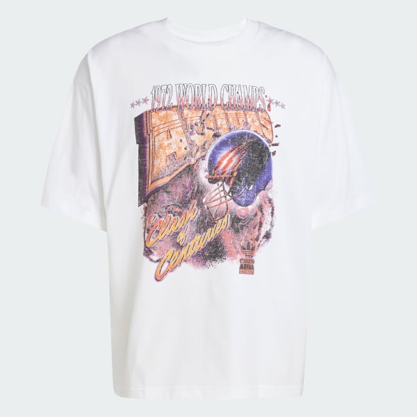 ホワイト Adilenium シーズン 3 ファン半袖Tシャツ