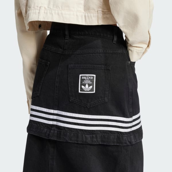 【お値下げ】【ほぼ新品】adidas アディブレイク フェイクレザースカート adidas スカート アディブレイク / アディダスオリジナルス