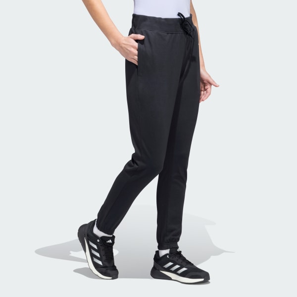 Black Essentials Track Pants