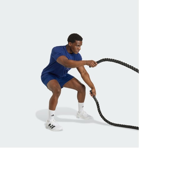 Azul REMERA WORKOUT ESSENTIALS FEELREADY LOGO