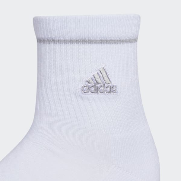 White Cushioned Sport High-Quarter Socks 3-Pack