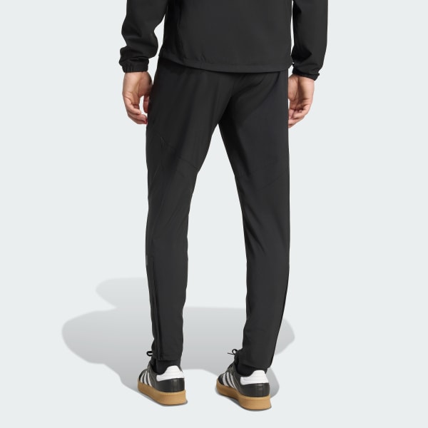 Black Juventus Tiro 25 Competition Vis Tech Travel Pants