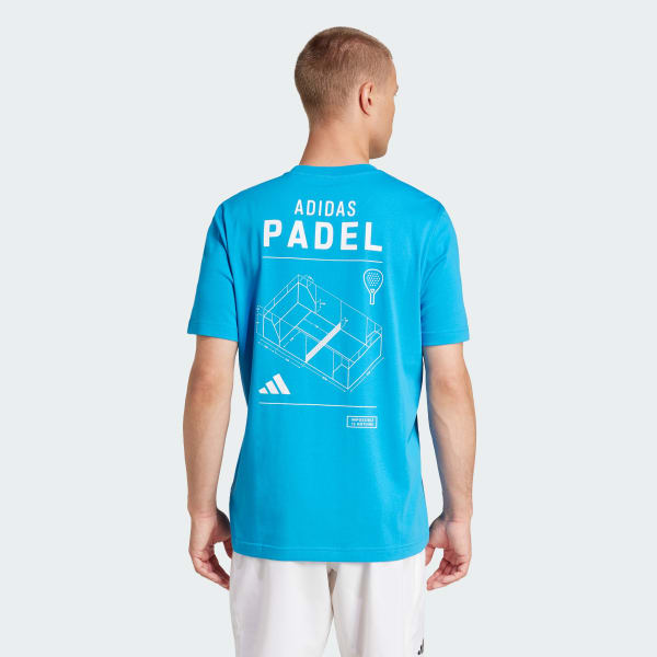 Azul Polera Padel Category AEROREADY Estampada