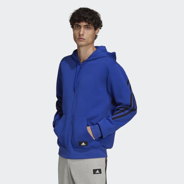 adidas Sportswear Future Icons 3-Stripes Hoodie - Blue | H39781 | adidas US