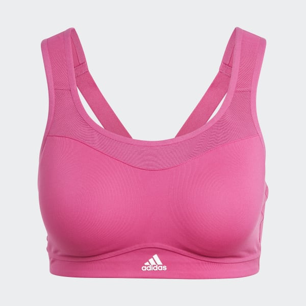 Pink adidas TLRD Impact Training High-Support bh