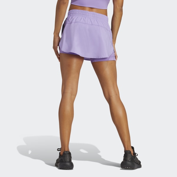 Shorts Saia Corrida Run Icons 3 Stripes Roxo adidas adidas Brasil