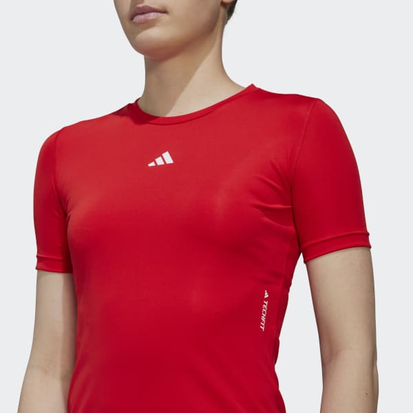 Rot Techfit Training T-Shirt E1684