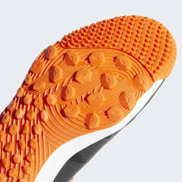 black and orange baseball turf shoes