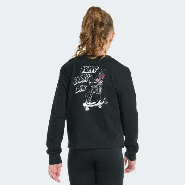 Black Long Sleeve Regular Fit Tee


