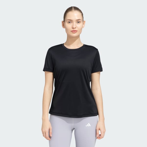 Black Solid AEROREADY Training Tee