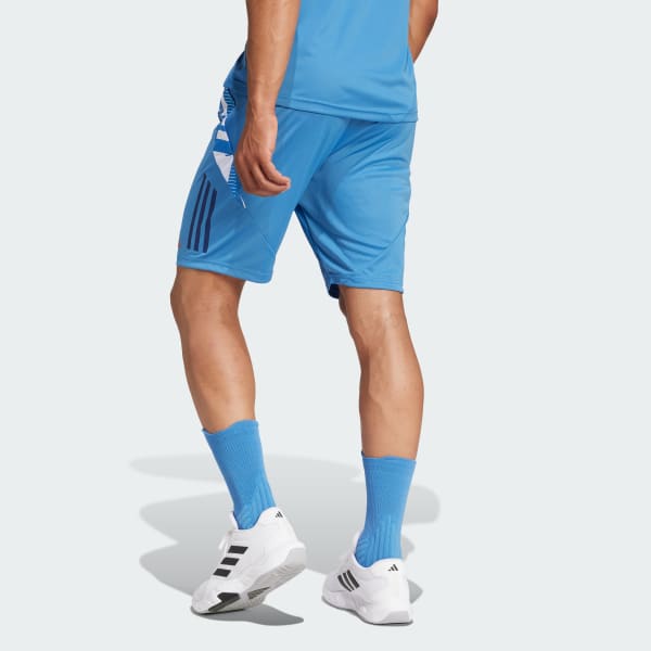 Azul Pantalón corto Francia Gym
