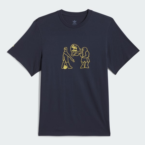 Blue Shmoofoil Fighter Tee