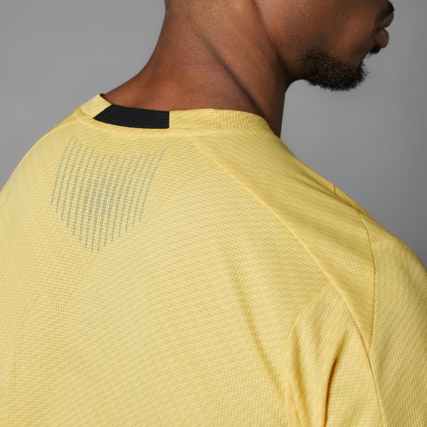 Jaune T-shirt imprimé Designed for Training HIIT Workout HEAT.RDY