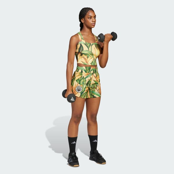Amarillo Playera sin Mangas de Training adidas x FARM Rio