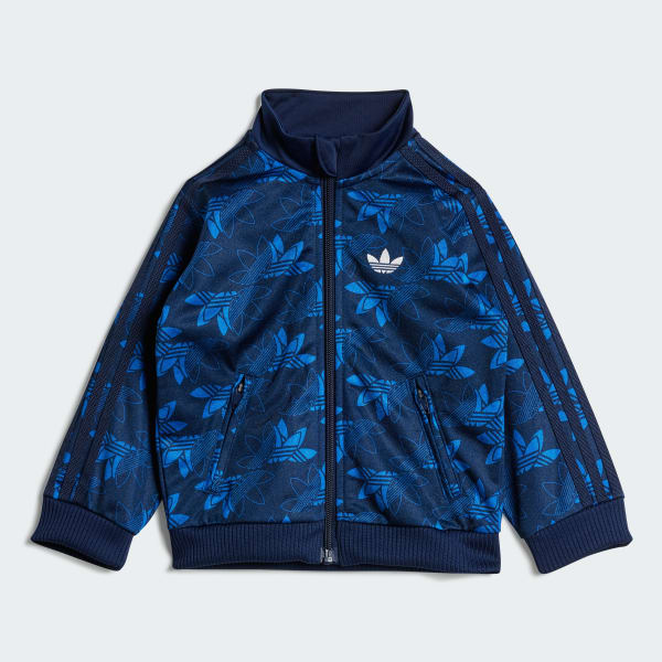 Azul Conjunto Deportivo Firebird Monogram AOP Kids