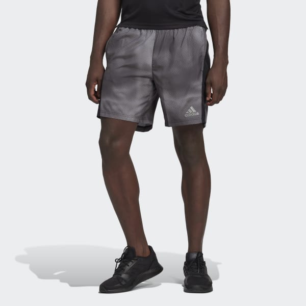 Grijs Own the Run Colorblock Short VB415