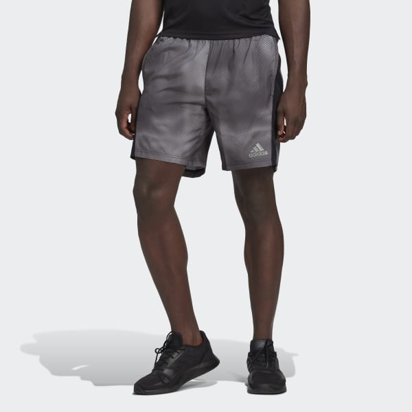 Grey Own the Run Colorblock Shorts