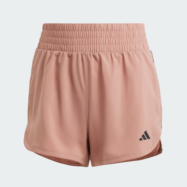 Pink Pacer Training 3-Stripes Woven High-Rise Shorts