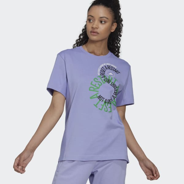 Lilla adidas by Stella McCartney T-skjorte (UNISEX) BWC64