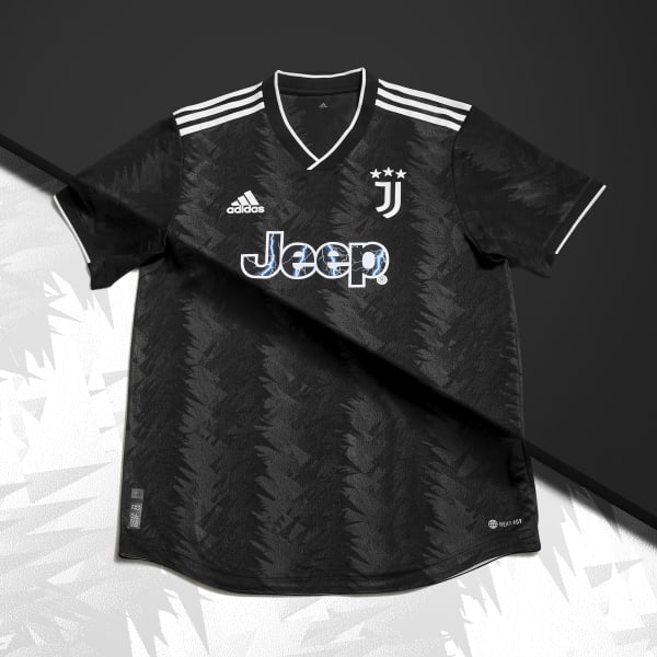 Noir Maillot Extérieur Juventus 22/23 Authentique