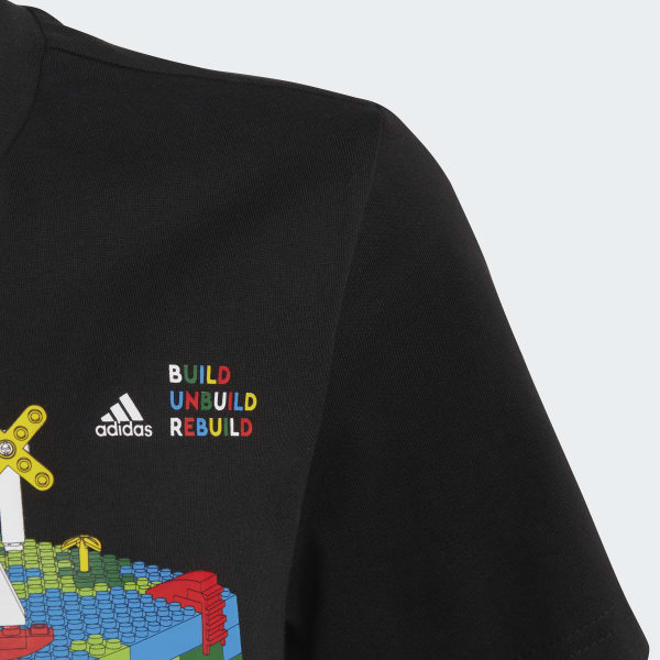 Preto Camiseta Estampada adidas x LEGO® Play SX987